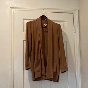 J. Crew Women's Brown Open Front Cardigan Blazer